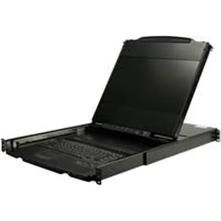 Ezgeneration 17 in. HD Rackmount KVM Console - Dual Rail EZ3217966